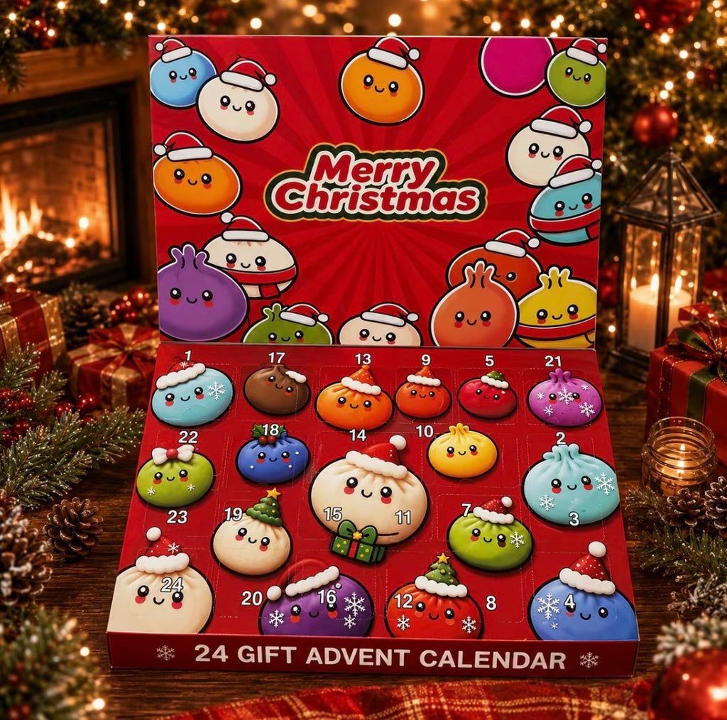 Christmas Squishy Advent Calendar 2026, Fidget Countdown Calendar