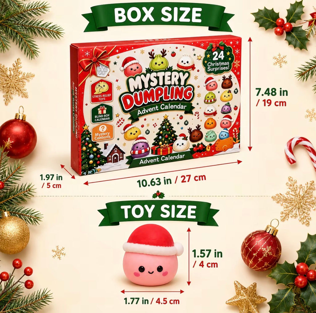 Christmas Squishy Advent Calendar 2026, Fidget Countdown Calendar